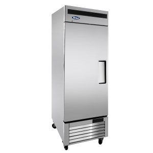 MBF8505GRL — 27"-Wide Bottom Mount Solid One-Door Reach-in S/S Refrigerator, Left-Hinged