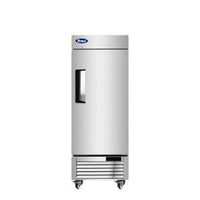 MBF8520GR — 25"-Wide Bottom Mount Solid One-Door Reach-in S/S Three-Quarter Freezer