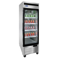 MCF8705GR — 27"-Wide  One (1) Glass-Door S/S Bottom Mount Merchandiser Refrigerator
