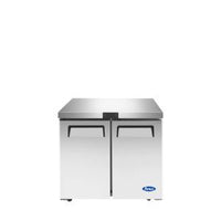 MGF36RGR — 36″ Double-Door Undercounter S/S Refrigerator