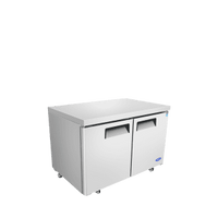 MGF8402GR — 48″ Double-Door Undercounter S/S Refrigerator