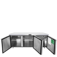 MGF8404GR — 72″ Triple-Door Undercounter S/S Refrigerator