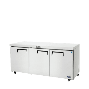 MGF8404GR — 72″ Triple-Door Undercounter S/S Refrigerator