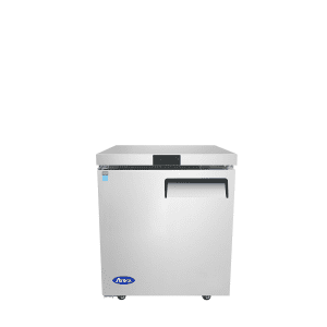 MGF8405GRL — 27″ Single-Door Undercounter S/S Freezer, Left-Hinged