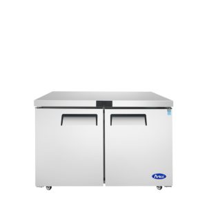 MGF8406GR — 48″ Double-Door Undercounter S/S Freezer