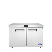 MGF8406GR — 48″ Double-Door Undercounter S/S Freezer