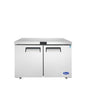MGF8406GR — 48″ Double-Door Undercounter S/S Freezer