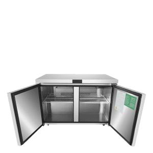 MGF8406GR — 48″ Double-Door Undercounter S/S Freezer