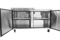 MGF8407GR — 60″ Double-Door Undercounter S/S Freezer