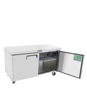 MGF8407GR — 60″ Double-Door Undercounter S/S Freezer