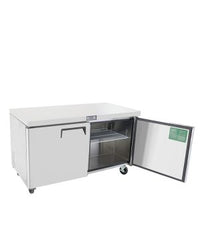 MGF8407GR — 60″ Double-Door Undercounter S/S Freezer