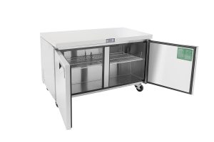 MGF8407GR — 60″ Double-Door Undercounter S/S Freezer