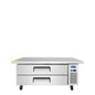MGF8452GR — 60" Two-Drawer Stainless Steel Chef Base Refrigerator