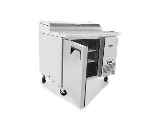 ATOSA MPF8201GR — 44" Refrigerated Pizza Prep Table