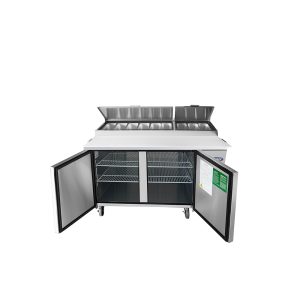 ATOSA MPF8202GR — 67" Refrigerated Pizza Prep Table