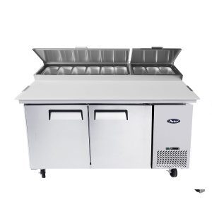 ATOSA MPF8202GR — 67" Refrigerated Pizza Prep Table