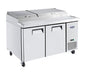 ATOSA MPF8202GR — 67" Refrigerated Pizza Prep Table