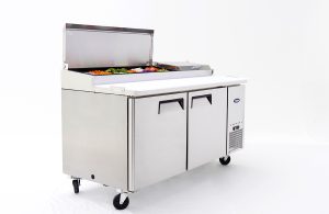 ATOSA MPF8202GR — 67" Refrigerated Pizza Prep Table