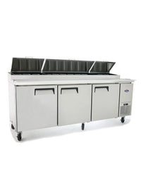 ATOSA MPF8203GR — 93" Refrigerated Pizza Prep Table