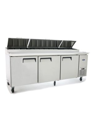 ATOSA MPF8203GR — 93" Refrigerated Pizza Prep Table