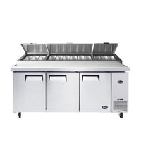 ATOSA MPF8203GR — 93" Refrigerated Pizza Prep Table