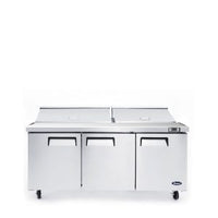 MSF8304GR — 72" Standard Top S/S Refrigerated Sandwich Prep Table