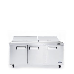 MSF8304GR — 72" Standard Top S/S Refrigerated Sandwich Prep Table