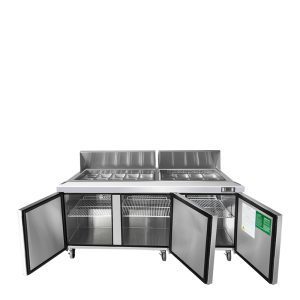 MSF8304GR — 72" Standard Top S/S Refrigerated Sandwich Prep Table