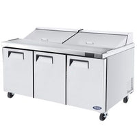 MSF8304GR — 72" Standard Top S/S Refrigerated Sandwich Prep Table