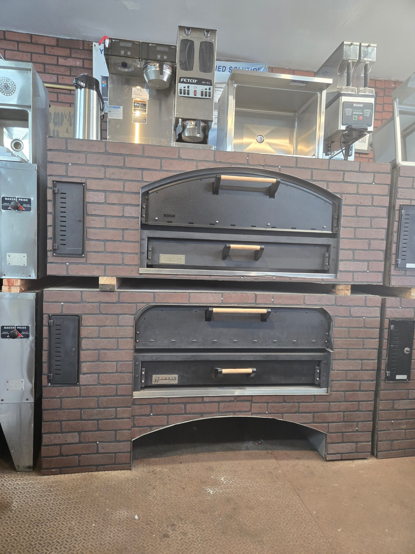 USED Marsal MB60 Double, Stacked Oven Set, NG
