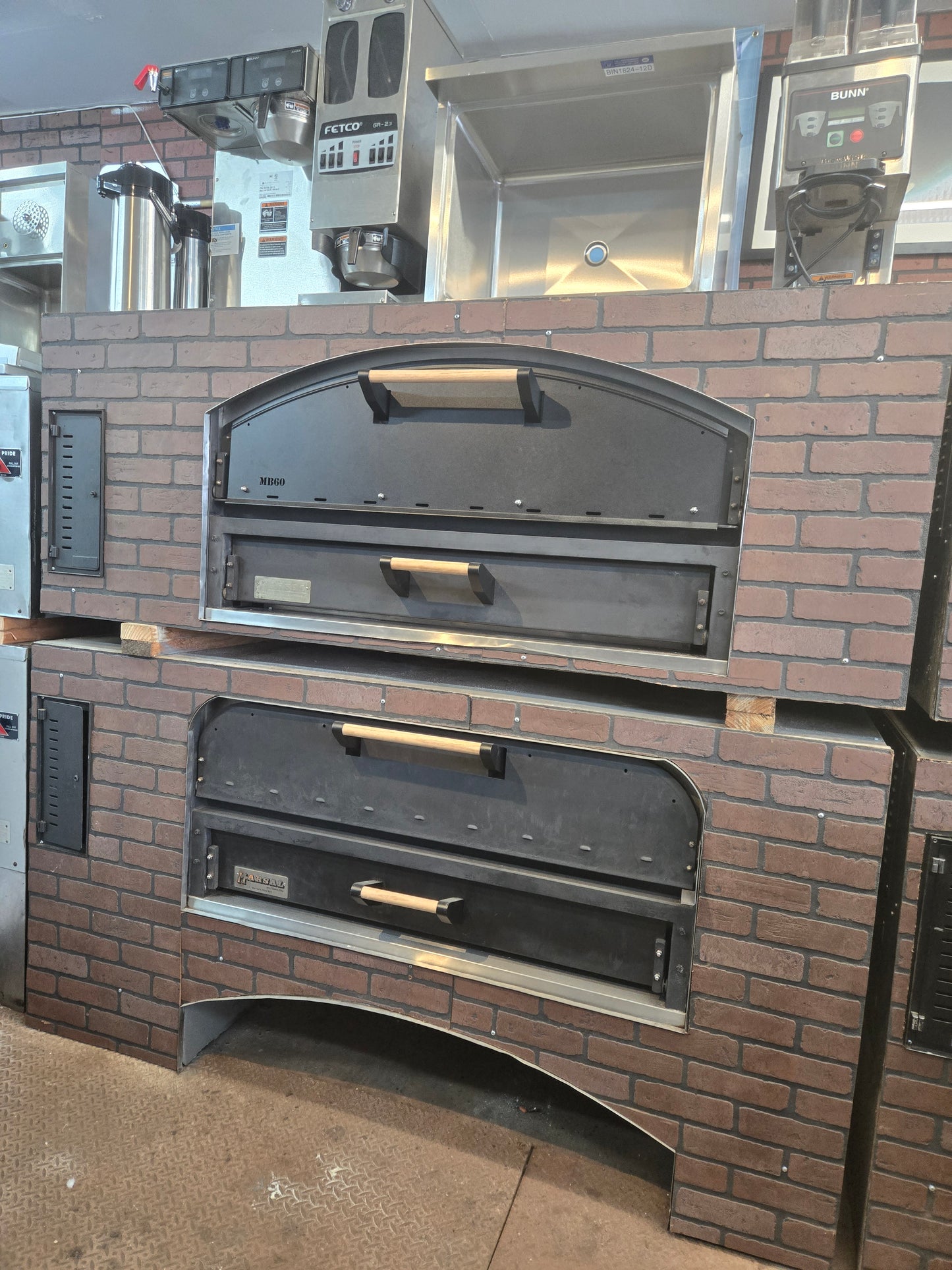 USED Marsal MB60 Double, Stacked Oven Set, NG