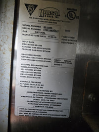 USED Marsal SD1060/SD660 Stacked Pizza Oven Set, NG