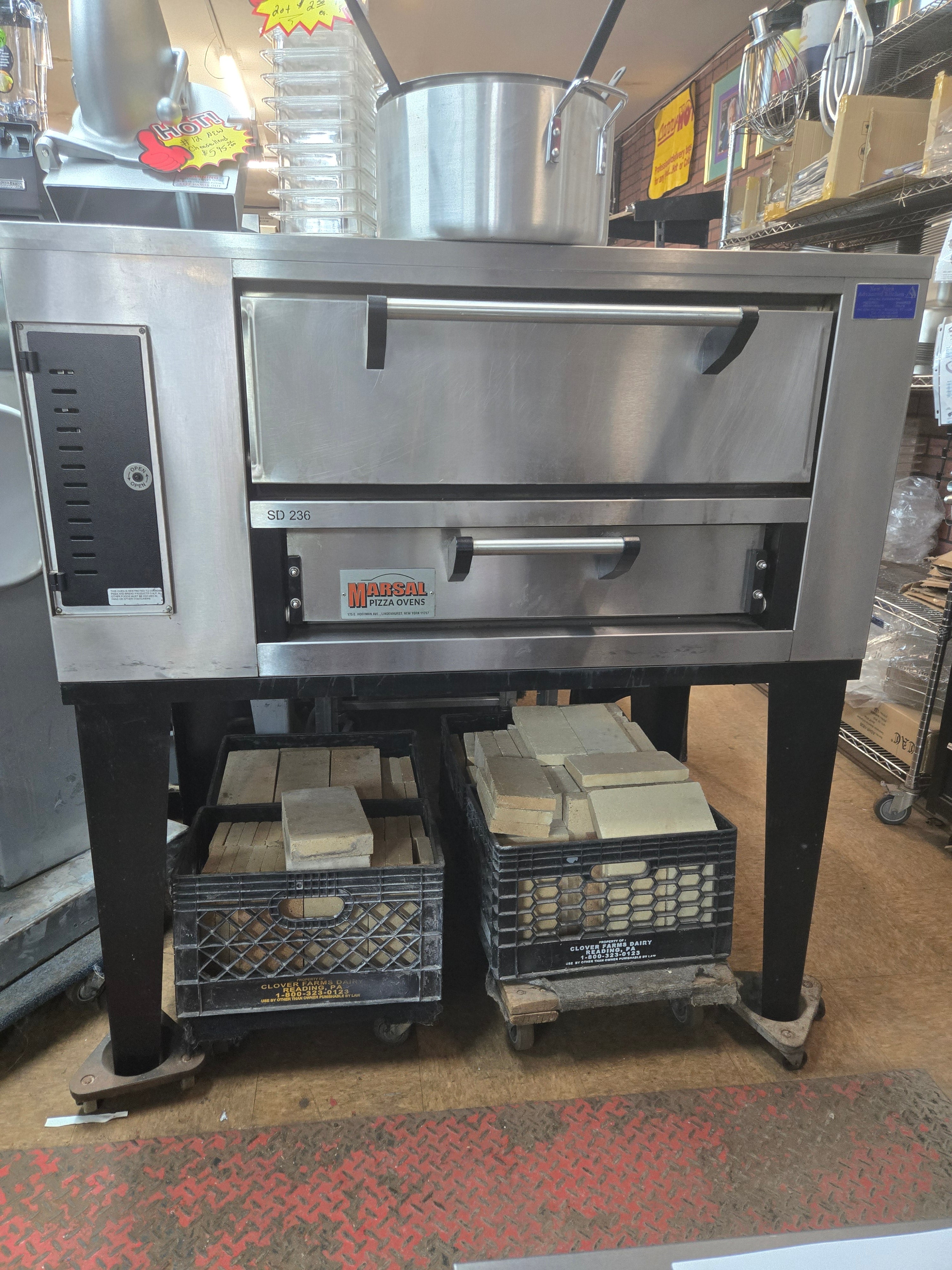 USED Marsal SD236 Slice Oven Series Pizza Oven, NG