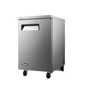 MBB23GR — 23″ Back Bar Cooler with Solid Door, Stainless Steel